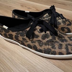 Kate Spade ♠️ Keds Leopard Glitter ✨ Sz9
